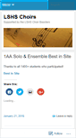 Mobile Screenshot of lshschoirs.org